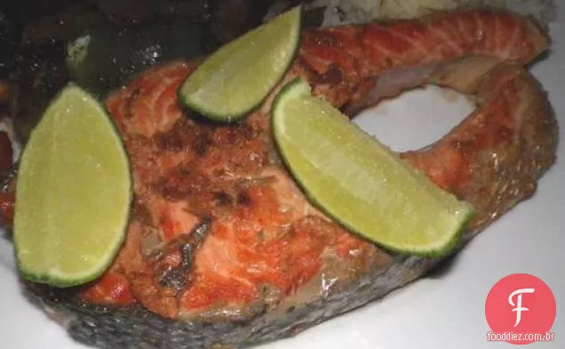 Bifes De Salmão Gengibre