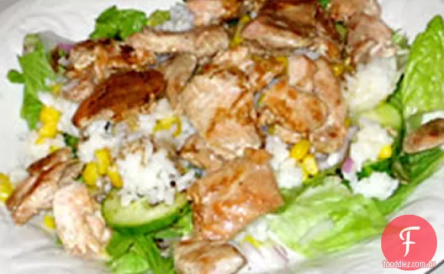Salmão Frito Esfumaçado