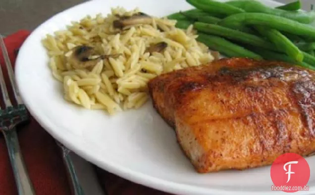 Spiced Maple Glazed Salmon