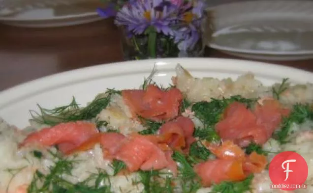 Salmão Com Pepita-Manteiga De Limão