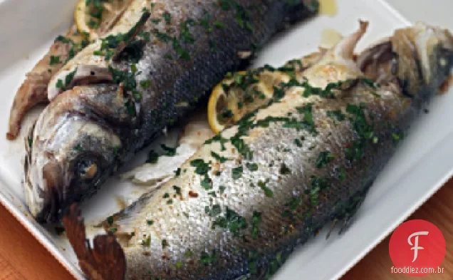 Pan-Assado Inteiro Branzino