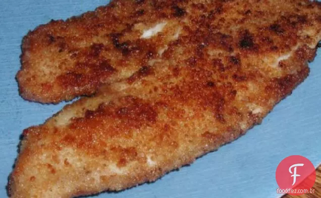 A tilápia empanada e frita de Gatorbek