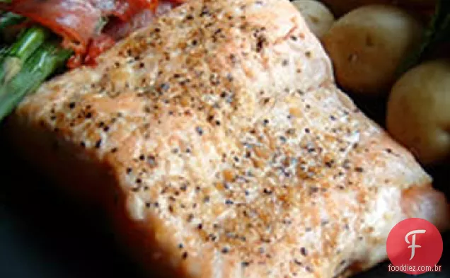 Salmão Com Alho Limão