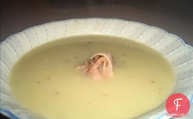 Erva-Doce Vichyssoise Com Salmão Defumado