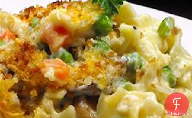 Caçarola de macarrão de Atum do zero