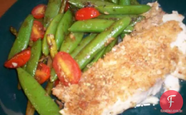 Filetes de peixe assados fáceis e crocantes da Cooking Light