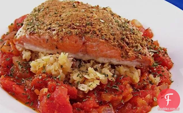 Salmão Cremoso Assar
