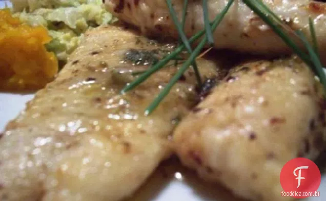 Peixe Com Limão, Manteiga, Molho De Alcaparras