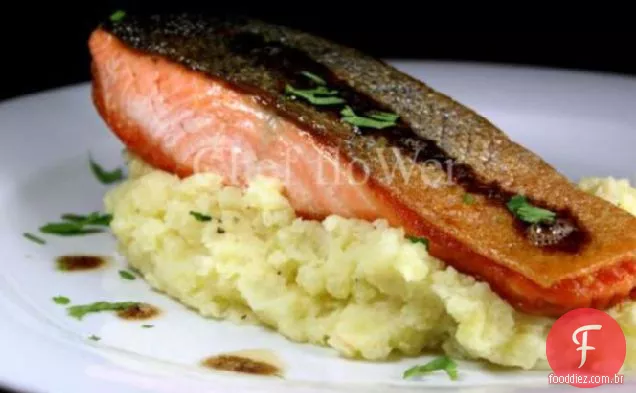 Salmão na montanha Mash