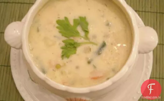 Sobras De Sopa De Filé De Salmão
