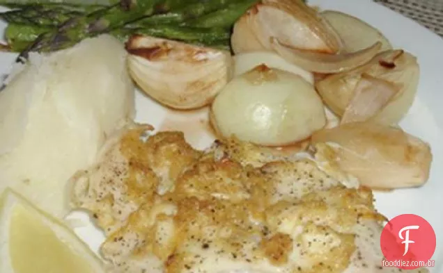 Peixe Assado Com Laranja