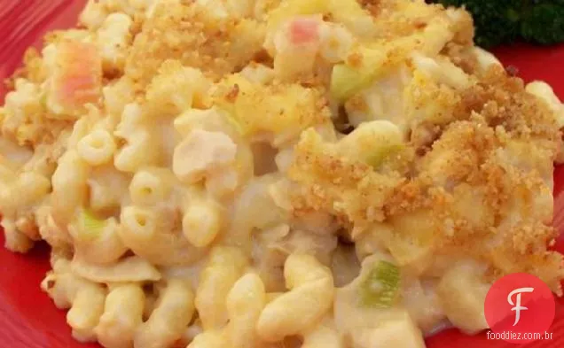 Caçarola De Macarrão De Atum De Maçã