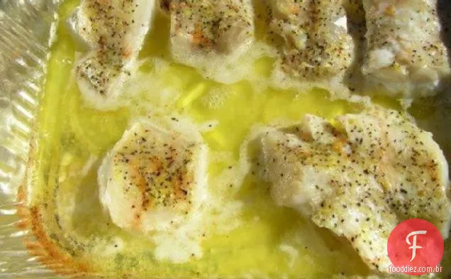 Lagosta do pobre homem (Bacalhau Assado com manteiga)
