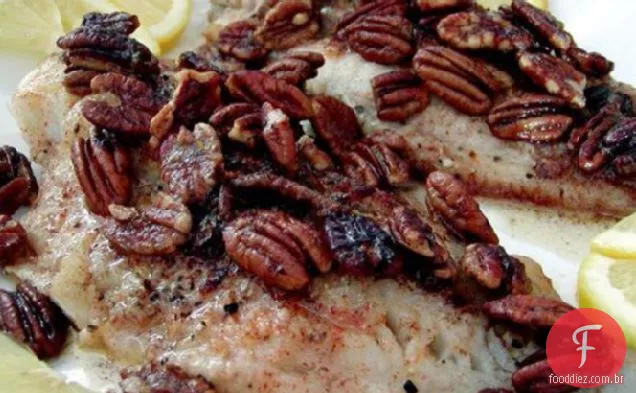 Peixe-Gato Com Manteiga Marrom Pecan