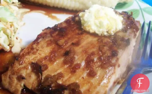 Salmão Teriyaki Com Manteiga De Marmelada