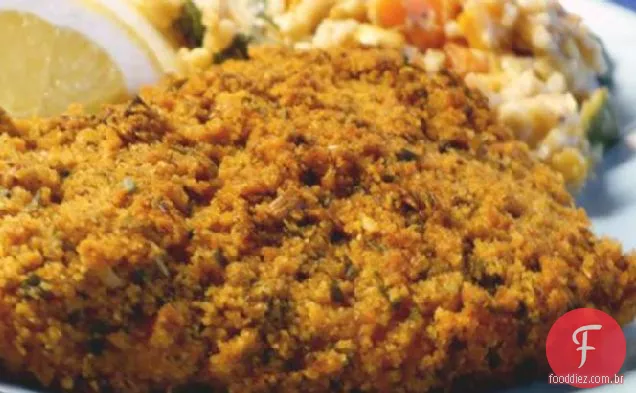 Peixe De Bacalhau Com Crosta De Alho