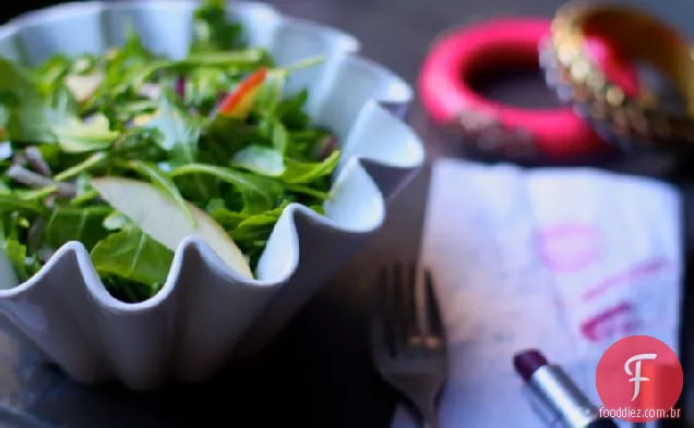 Salada rúcula-la de Candice