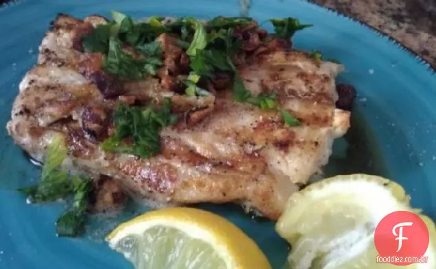 Peixe Com Molho De Manteiga De Macadâmia