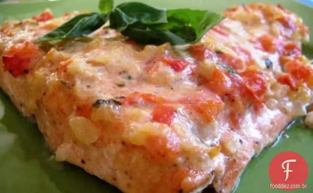 Salmão Assado Cremoso