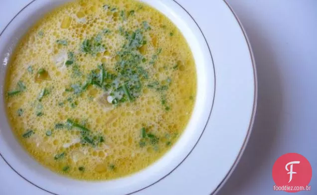 Sopa de salmão defumado Pat