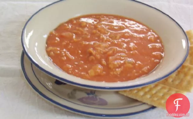 Bisque De Salmão Com Baixo Teor De Gordura