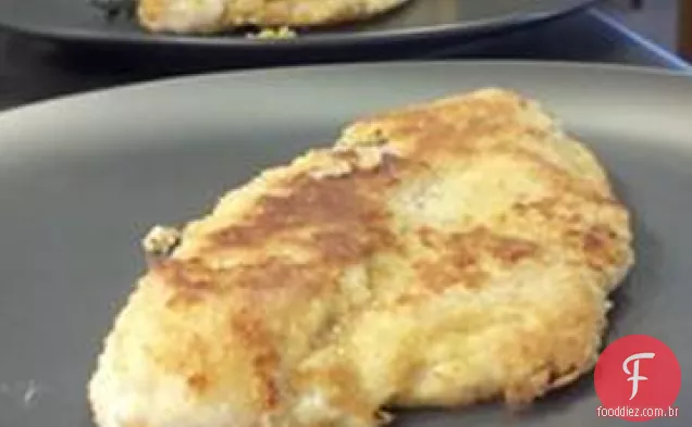 Walleye Com Crosta De Noz-Pecã
