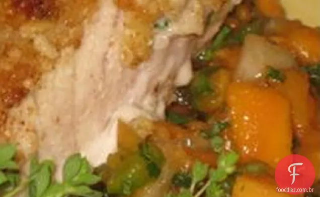 Mahi Mahi com mamão
