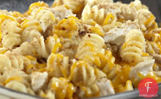 Melt de atum e macarrão Cheddar
