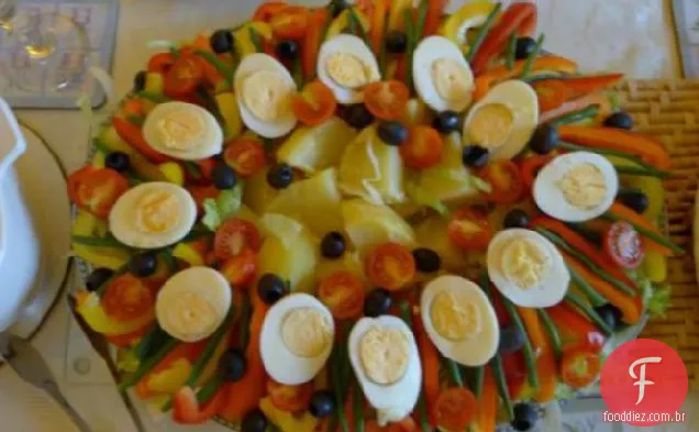 Salada De Salmão Defumado (Estilo Nicoise)