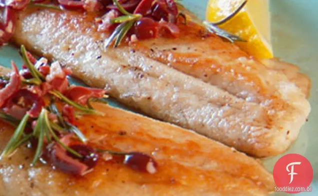 Filé de peixe com alecrim