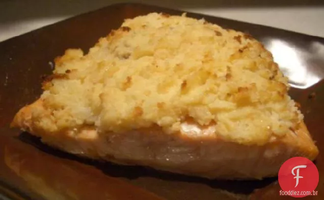 Salmão Coberto Com Purê De Batatas
