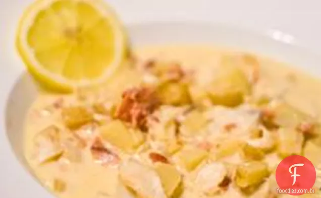 Bacalhau esfumaçado e pastinaga