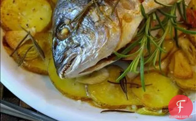 Orata Al Forno (Dourada Assada Com Batatas)