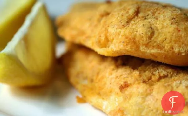 Peixe-Gato Frito Fácil Com Baixo Teor De Gordura