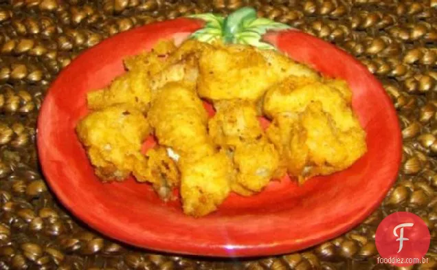 Nuggets De Bagre Mergulhados Em Massa