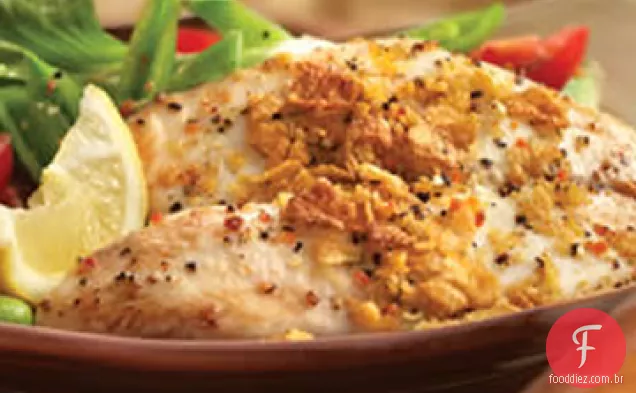 Peixe Assado Crocante