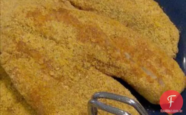 Peixe-Gato Frito Com Farinha De Milho