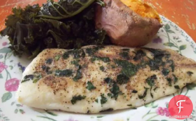 Bacalhau assado em papel alumínio-Bittman