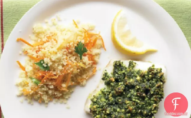 Bacalhau Com Crosta De Pistache