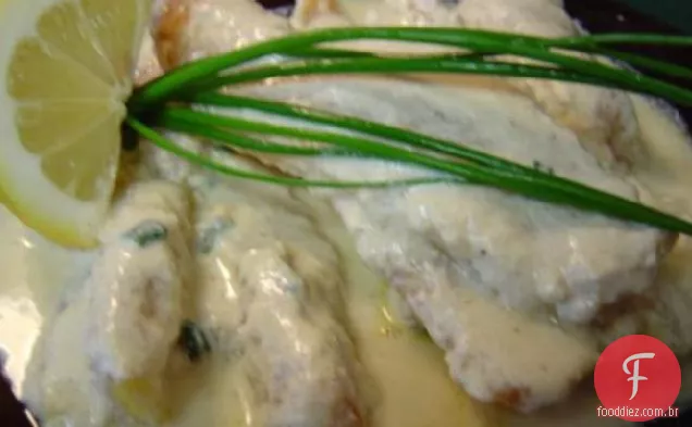 Bacalhau com molho de Creme De Mostarda
