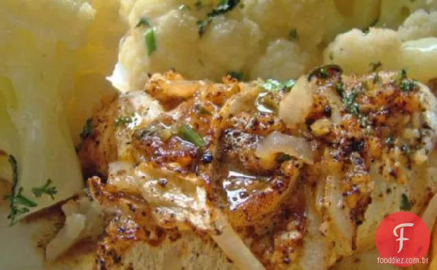 Algarve Bacalhau Assado No Forno Com Couve-Flor (Pescada Assada)