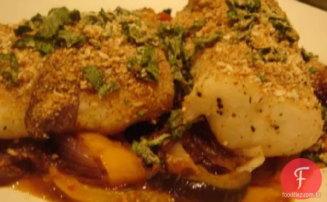 Bacalhau Oriental Com Legumes Assados