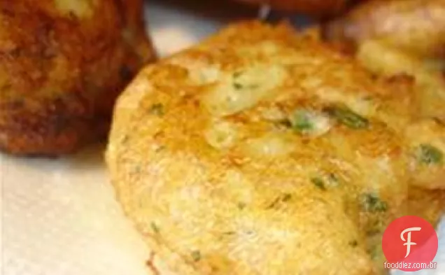 Bolinhos de Saltfish jamaicanos (selo e ir)