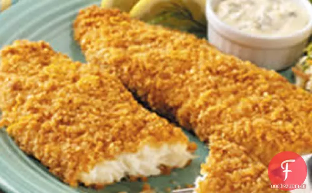 Filetes Crocantes De Peixe Limão