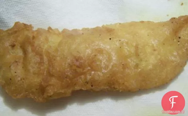 Peixe Frito e batatas fritas