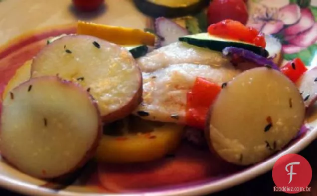 Arinca Com Legumes Frescos De Verão