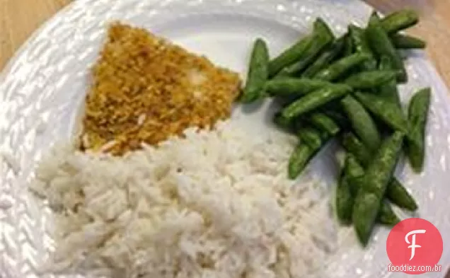 Alabote Crustado Com Flocos De Milho