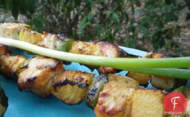 Teriyaki Fish Kabobs