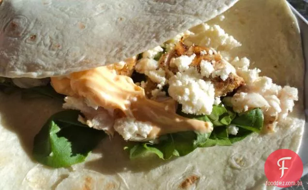 Burritos de peixe grelhado do Nif