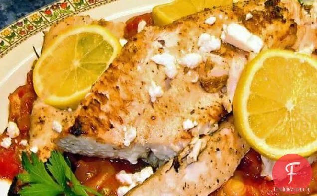 Broiled Mahi-Mahi Com Tomates Parsleyed